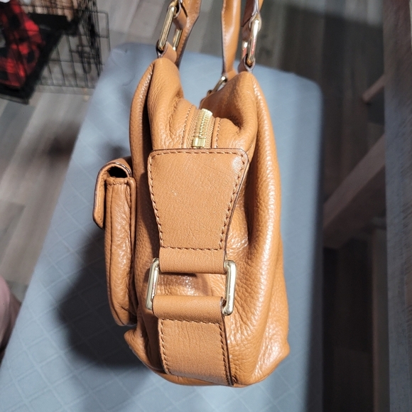 Michael Kors Leather Satchel Shoulder Bag Euc - Picture 5 of 7